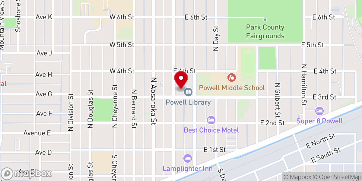Map showing location of Union Presbyterian Church
