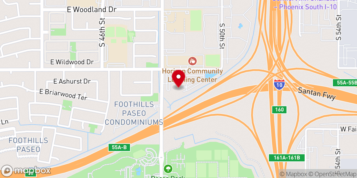 Map showing location of Mountain Park Church
