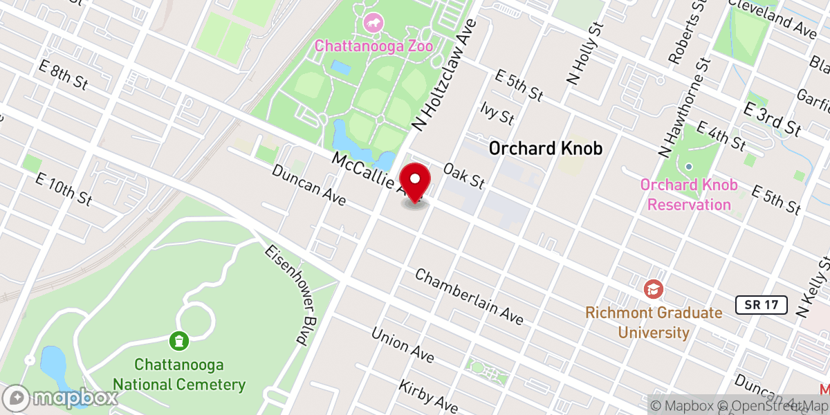 Map showing location of Family Church