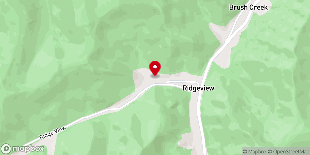 Map showing location of Work the Word Church - Ridgeview, WV