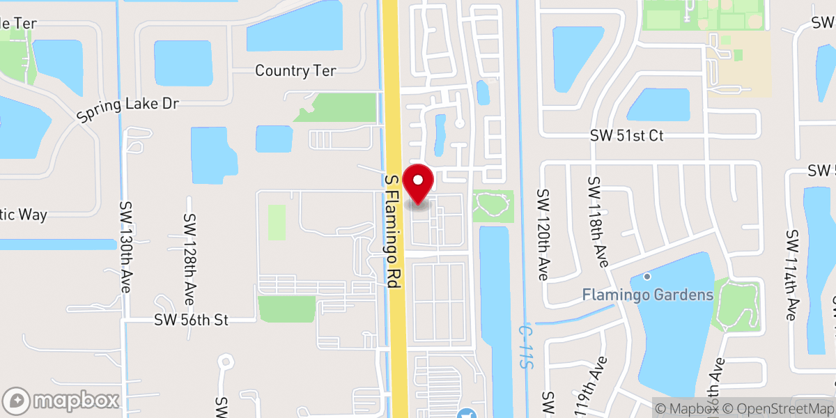 Map showing location of New Wine Ministries Church