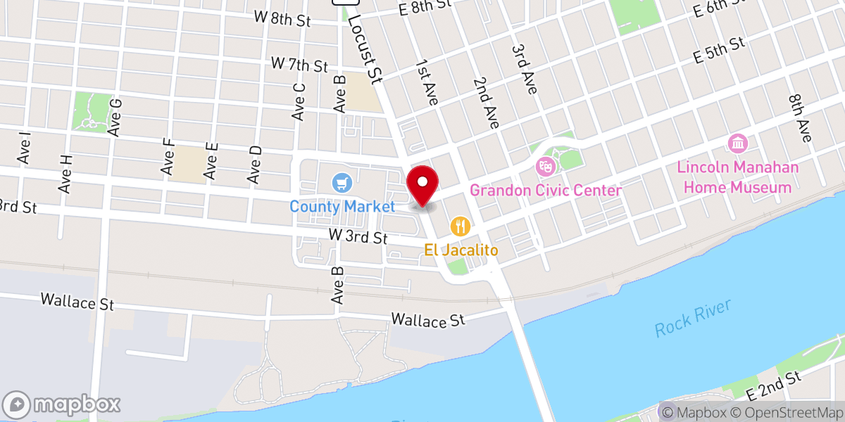 Map showing location of Our Fathers Sanctuary