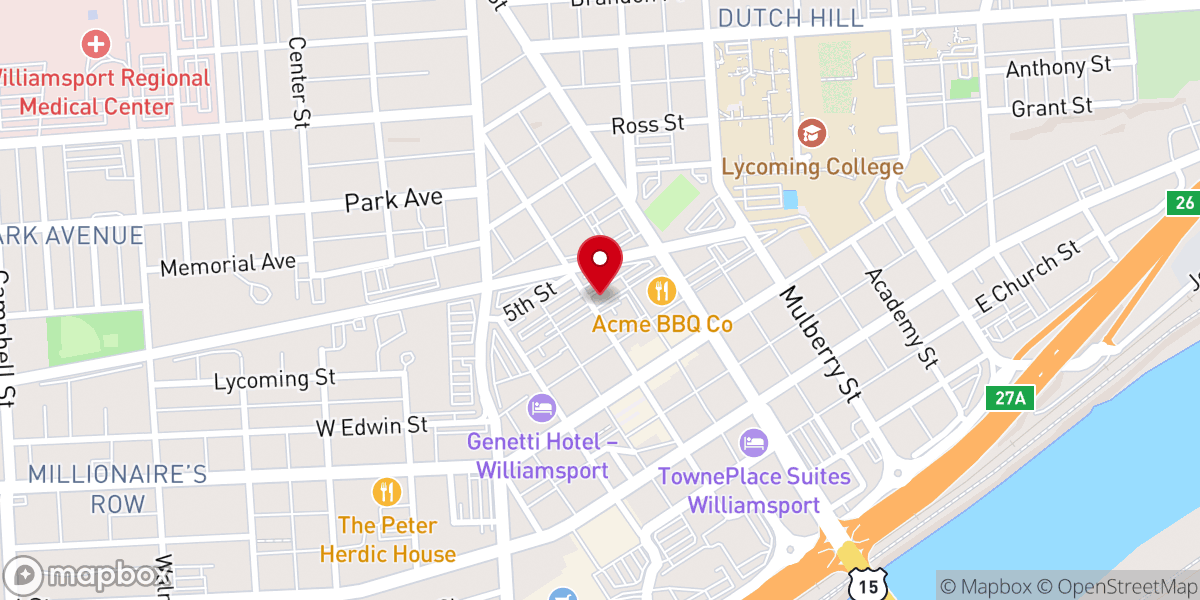 Map showing location of River Valley Church