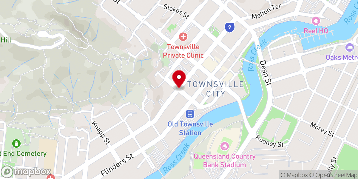 Map showing location of Saint Theodore Greek Orthodox Church
