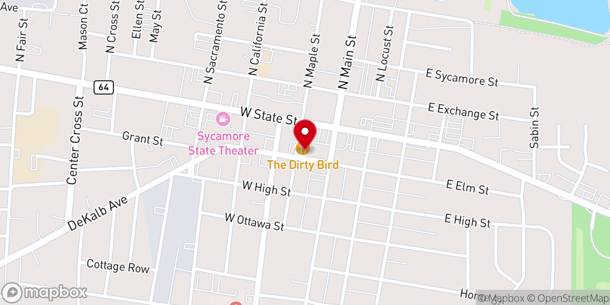 Map showing location of Bethel Assembly of God