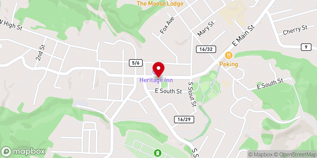 Map showing location of St Lukes United Methodist Church