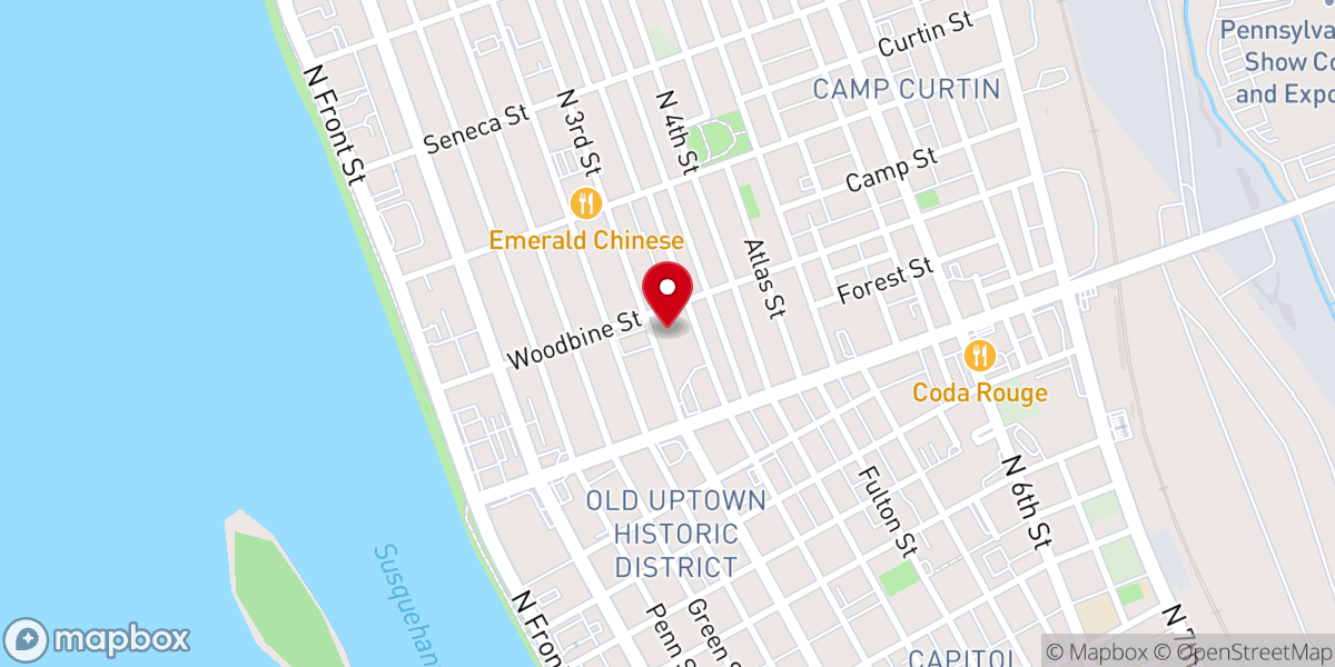 Map showing location of Our Lady of the Blessed Sacrament & Vietnamese Martyrs Church