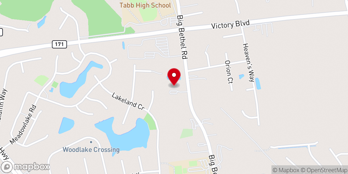 Map showing location of Christ the King Episcopal Church