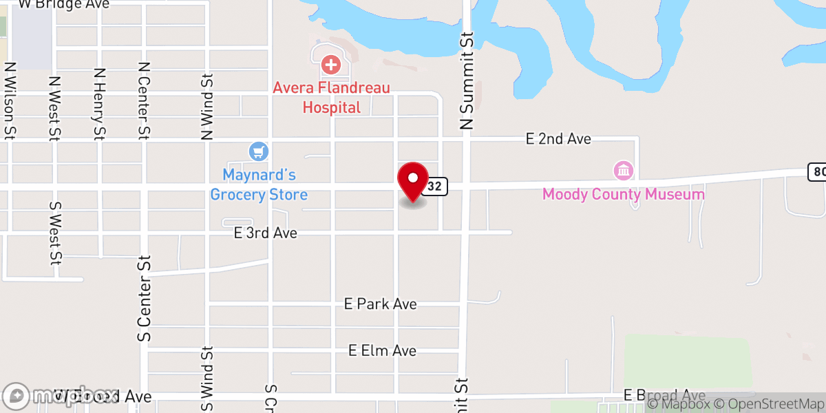 Map showing location of St. Simon & Jude Catholic Church