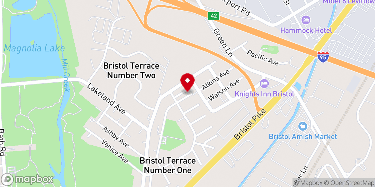 Map showing location of House of God Church