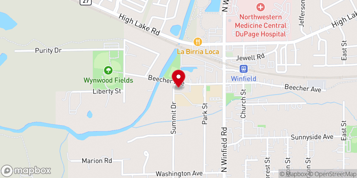 Map showing location of Shrine of Christ the King Church