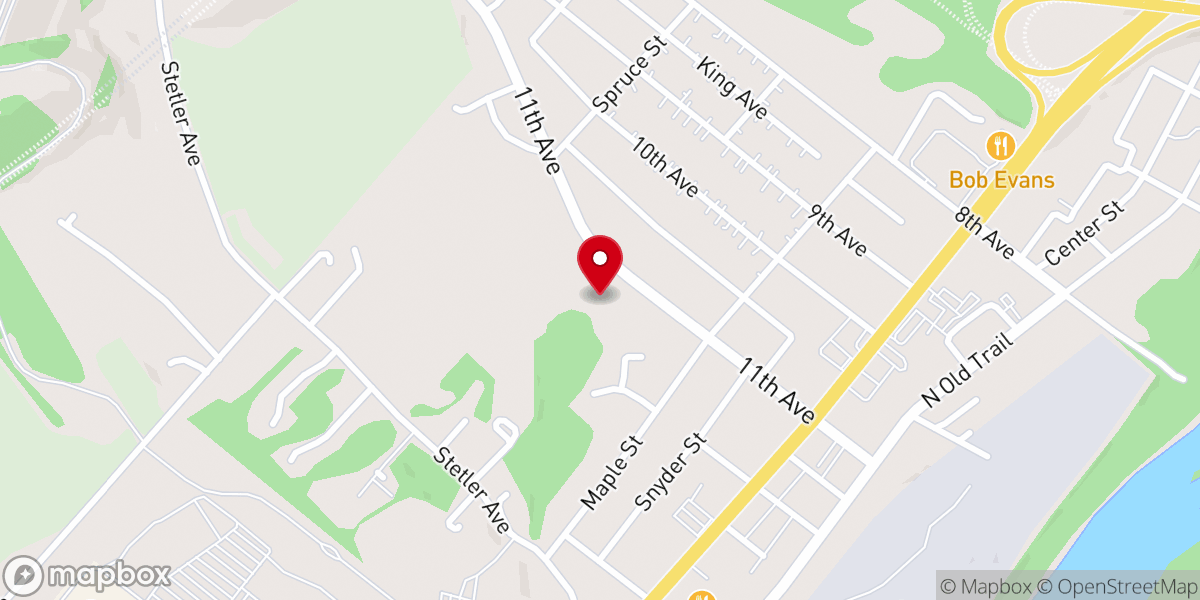 Map showing location of Word of Hope Mennonite Church