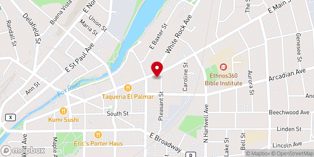 Map showing location of St Matthias Church Endowment Fund Inc