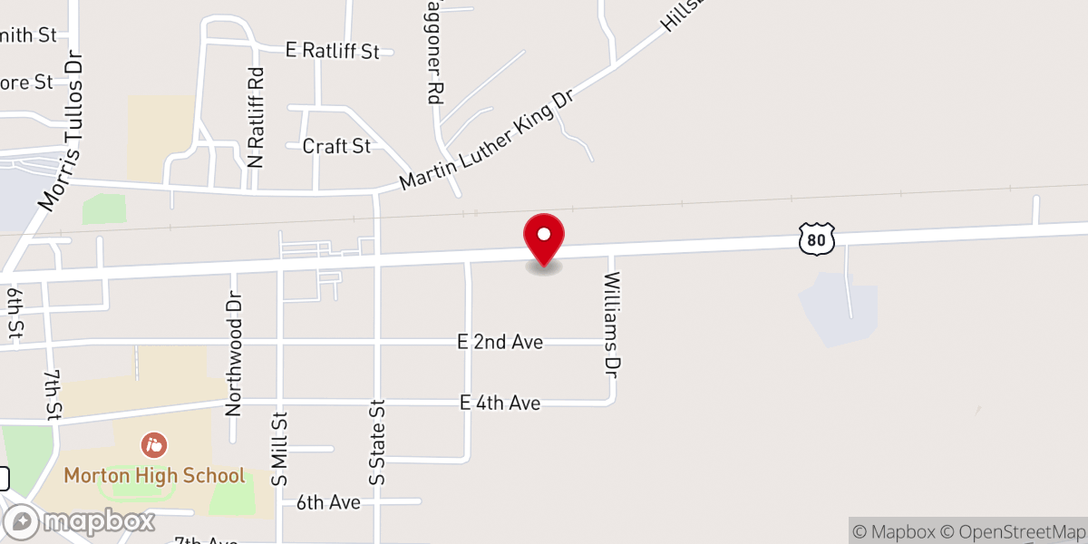 Map showing location of UPC GOODHUGH