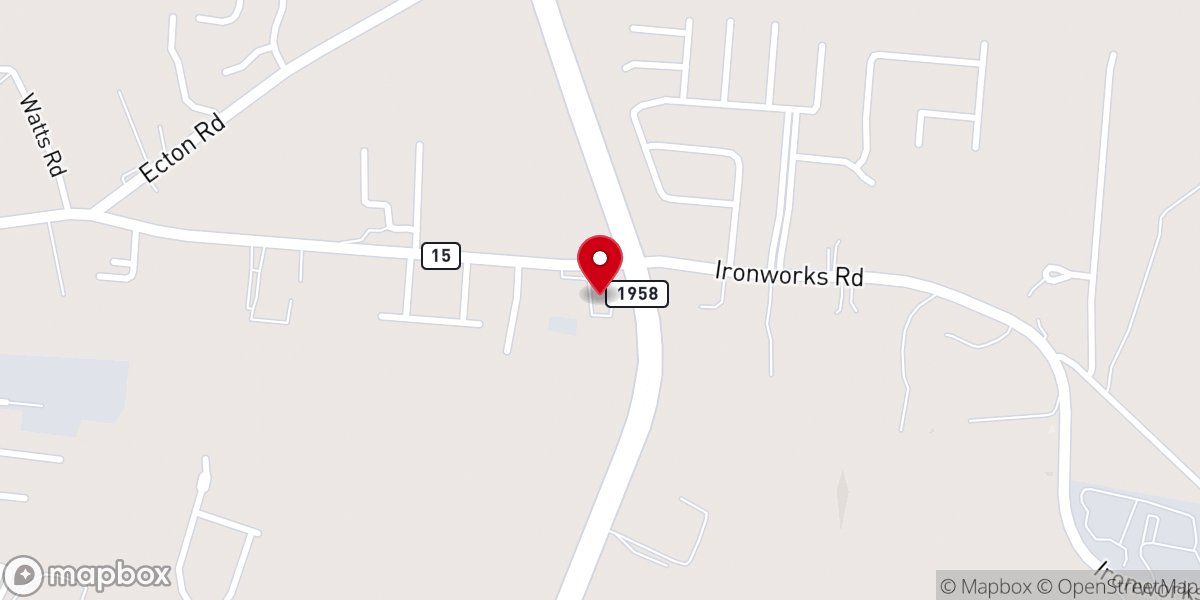 Map showing location of Christ Church of Winchester