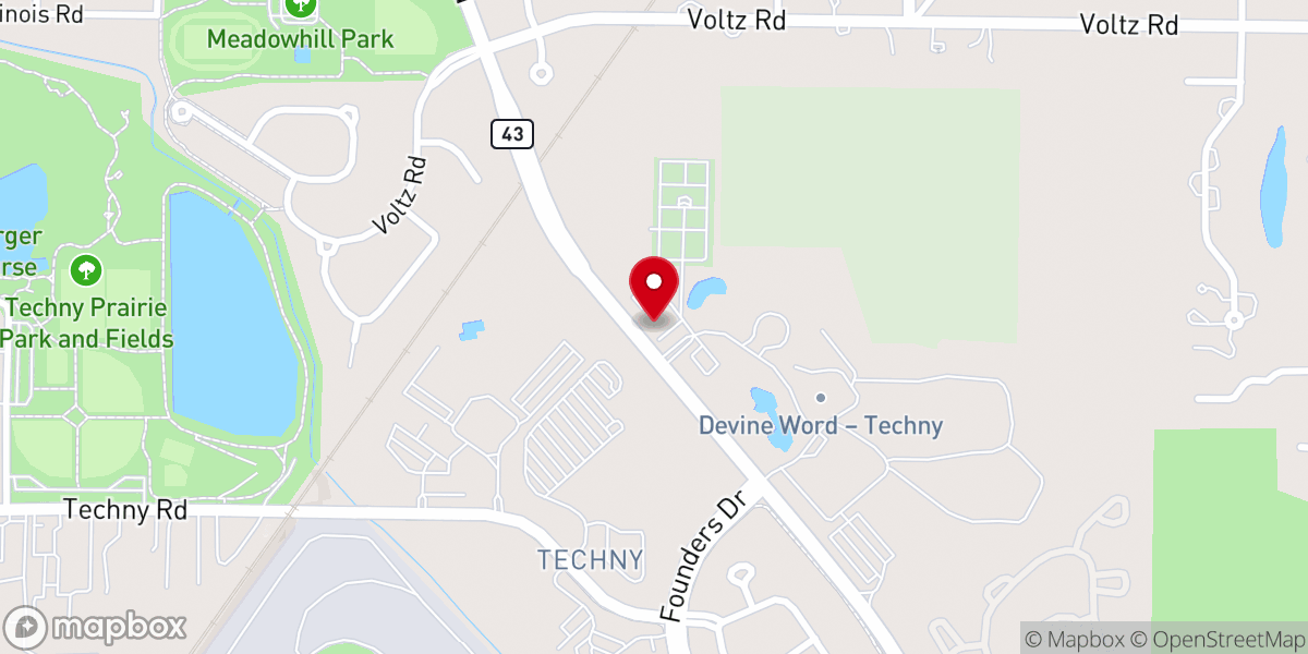 Map showing location of Divine Word Missionaries Religious Gift Shop