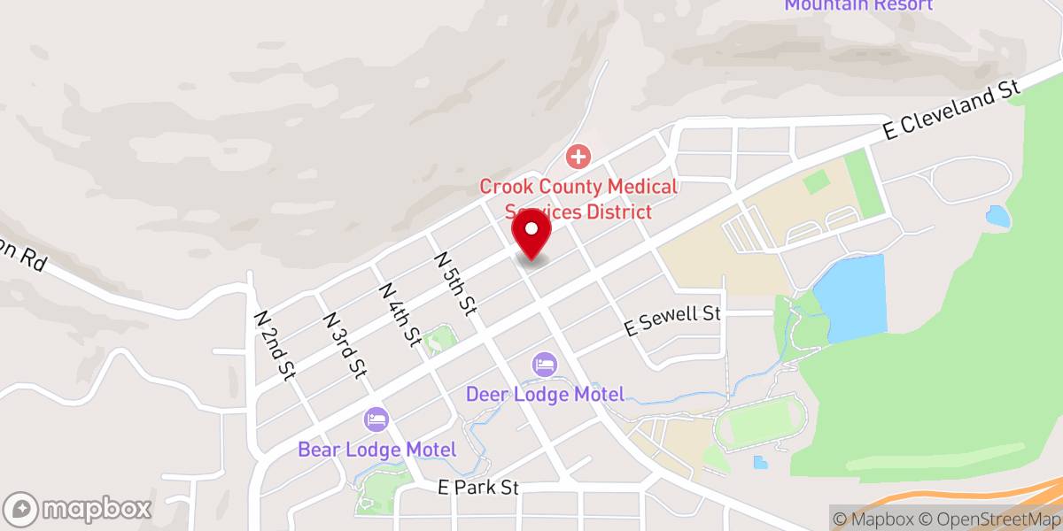 Map showing location of Church of the Good Shepherd