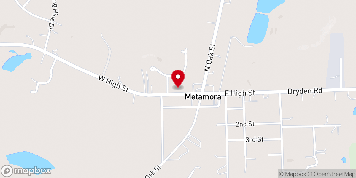 Map showing location of Pilgrim Presbyterian Church
