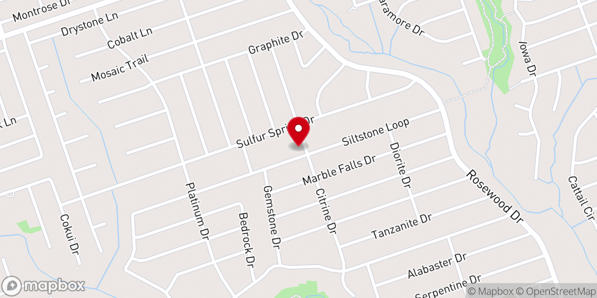 Map showing location of Whispering Roads Micro Wedding Chapel and Venue