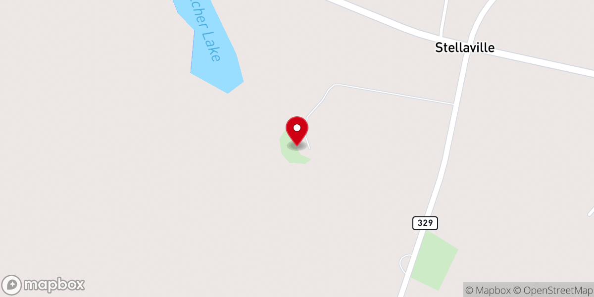 Map showing location of Waysgrove Baptist Church