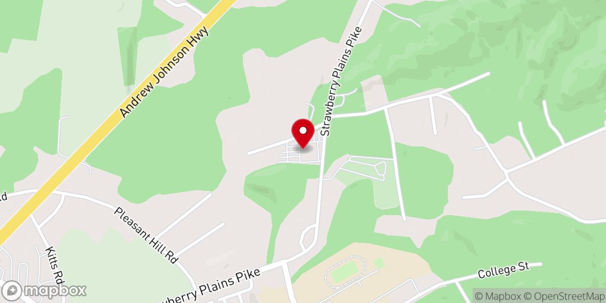 Map showing location of Lyons Creek Baptist Church