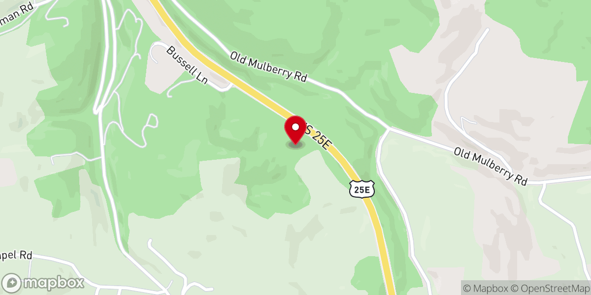 Map showing location of New Life Apostolic Church