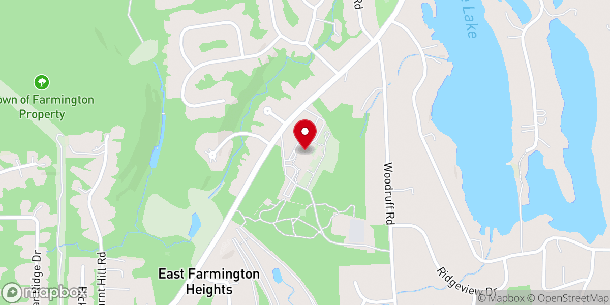 Map showing location of Holy Family Retreat & Conference Center