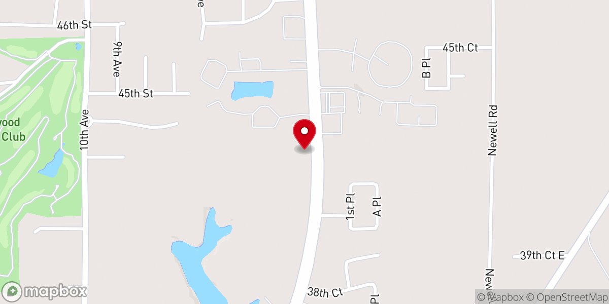 Map showing location of Church of Christ Northside