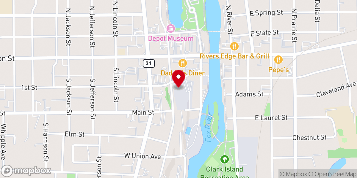 Map showing location of Immanuel Bible Chapel