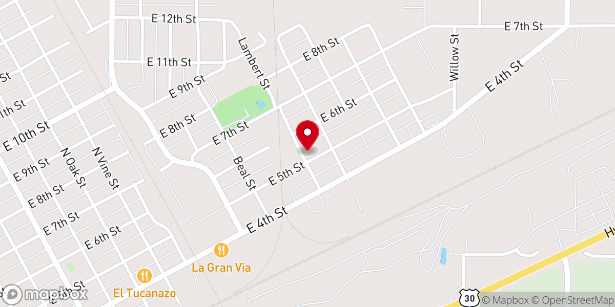 Map showing location of Ministerio Lluvias De Gracia