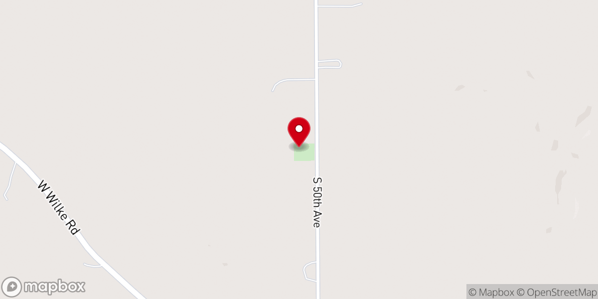 Map showing location of Saint Johns Church
