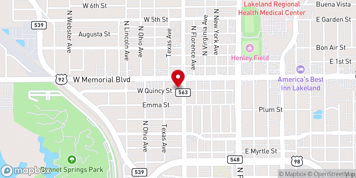 Map showing location of Apostle Terriss K Stevenson Legacy Foundation
