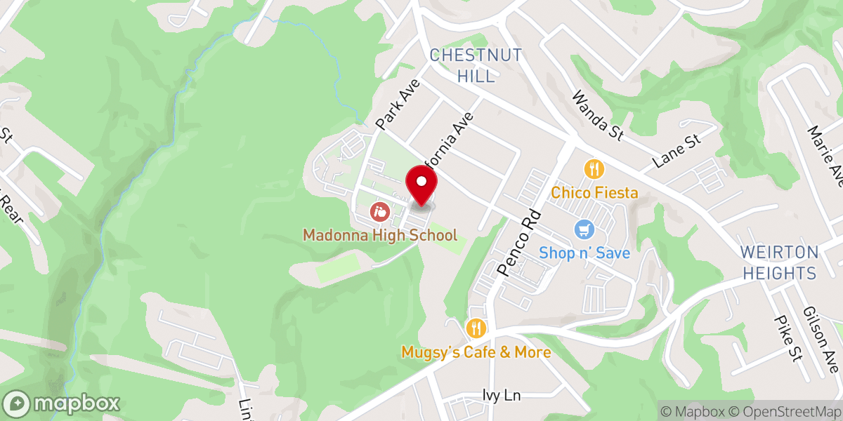 Map showing location of Saint Joseph The Worker Catholic Church
