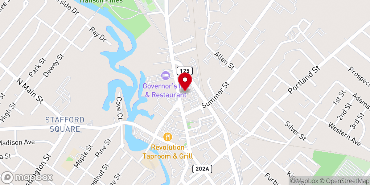 Map showing location of Grace Community Church