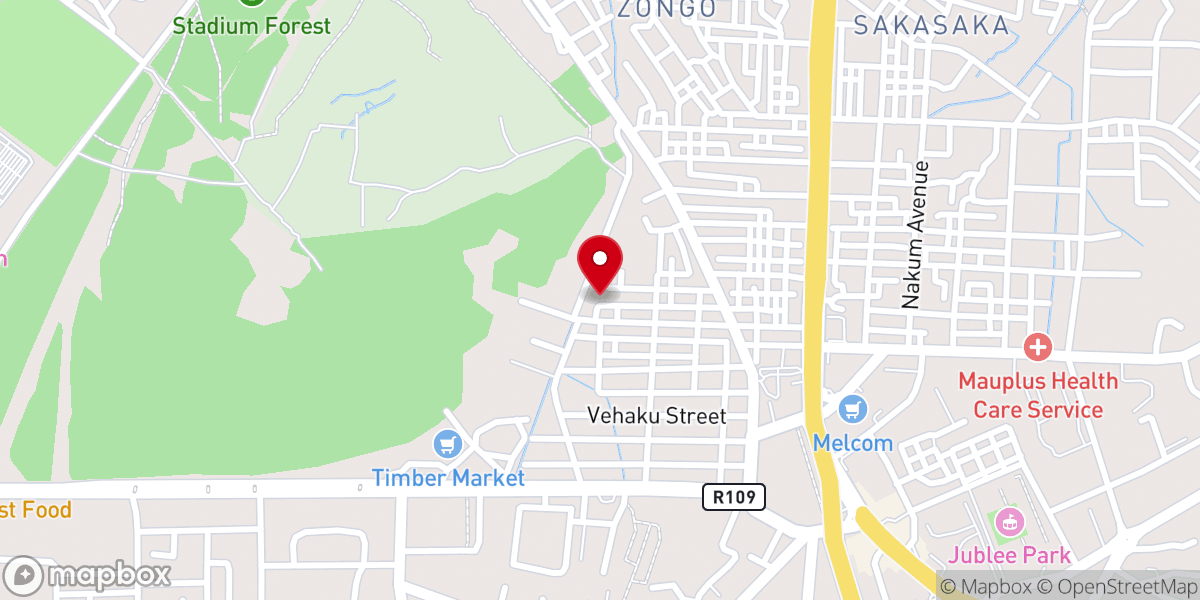 Map showing location of Perez Chapel Tamale Central