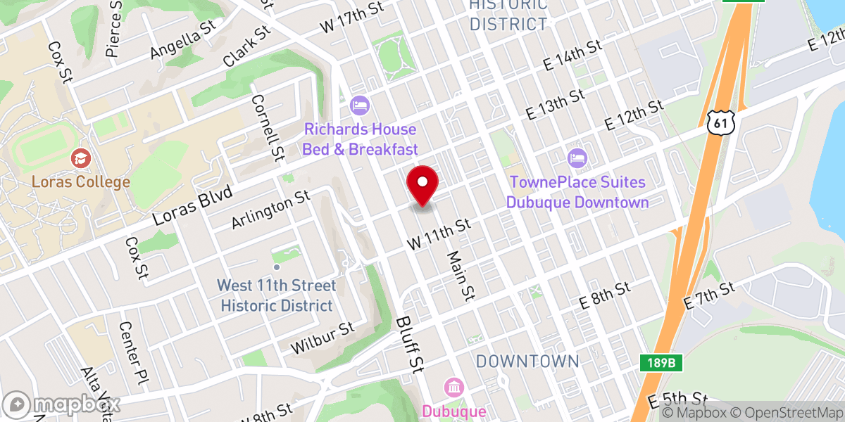 Map showing location of Saint Lukes United Methodist Church