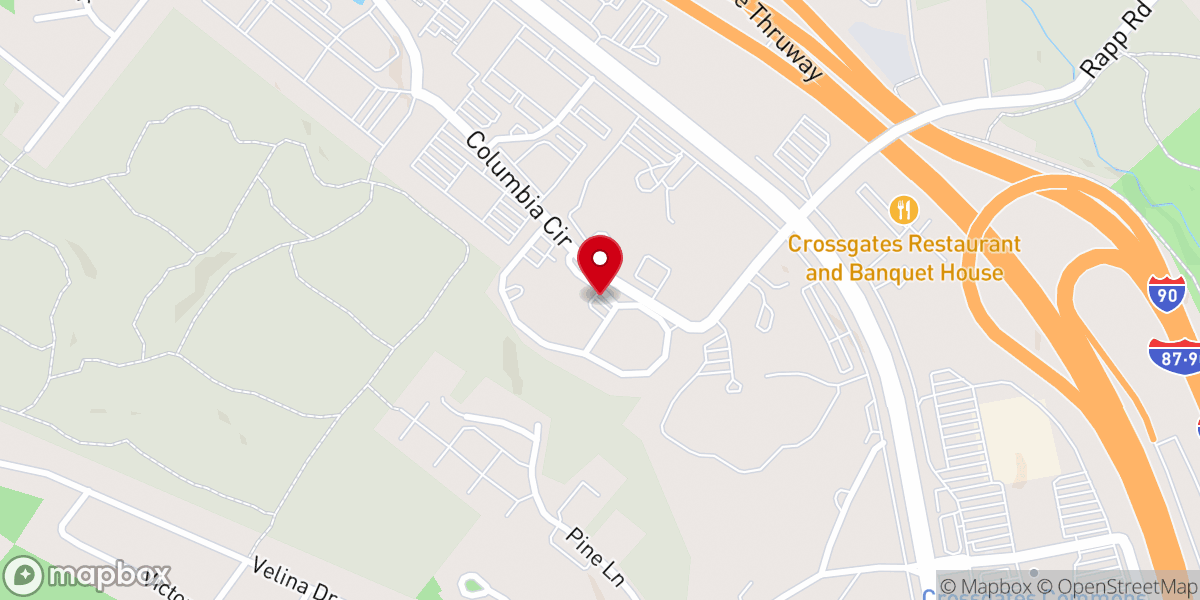 Map showing location of Abbey of Saint Mary Theotokos Inc