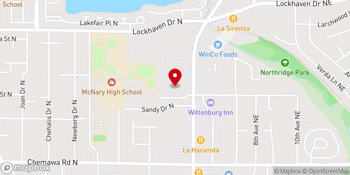 Map showing location of St Edward Catholic Church