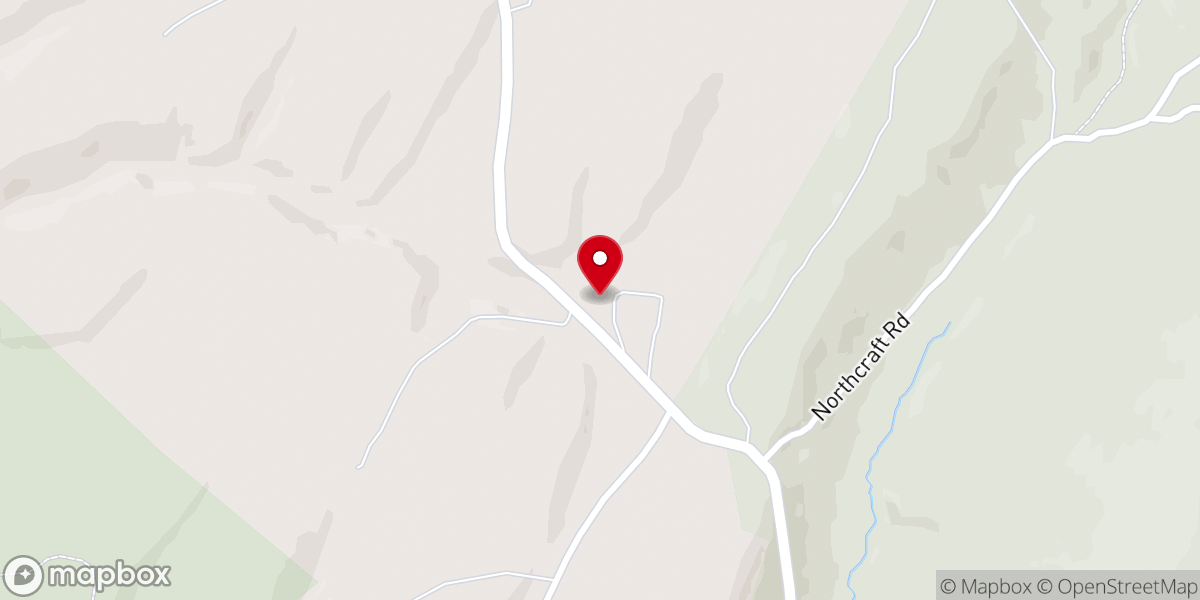 Map showing location of Mount Zion Church