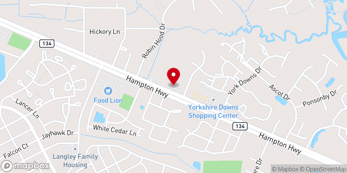 Map showing location of Next Level Church