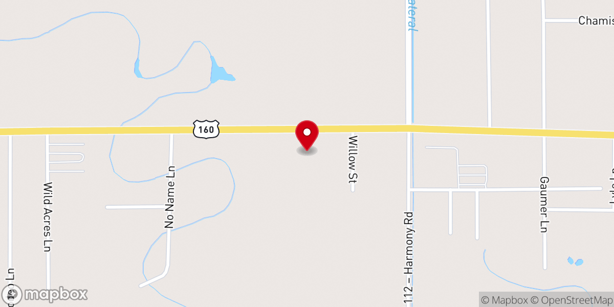 Map showing location of Bible Believer's Baptist Church