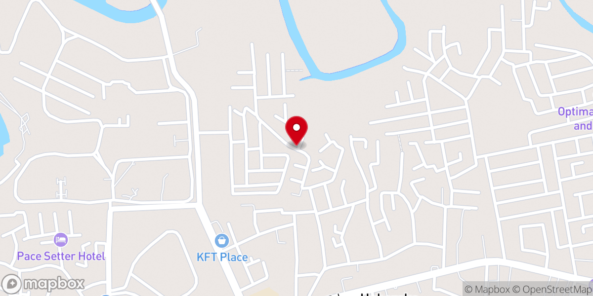 Map showing location of Rhema Baptist Church, Ugboroke