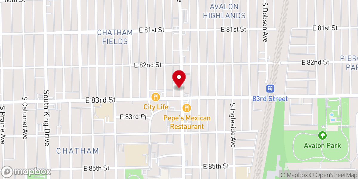 Map showing location of Chosen Evangelistic Ministries