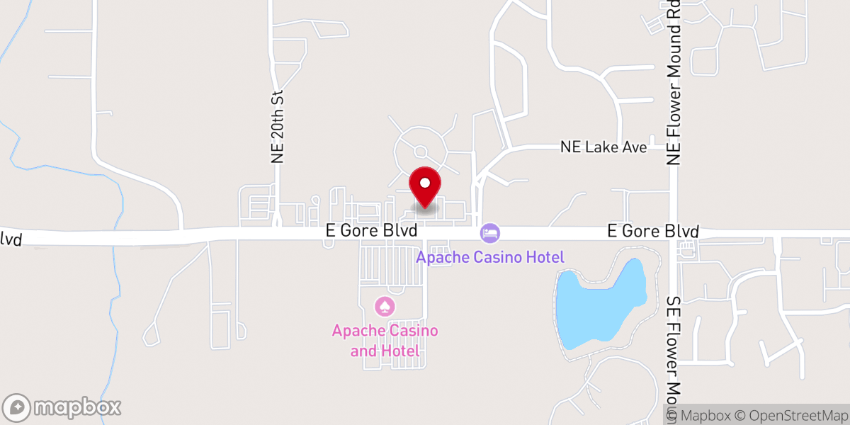 Map showing location of Alpha & Omega Worship Center Inc
