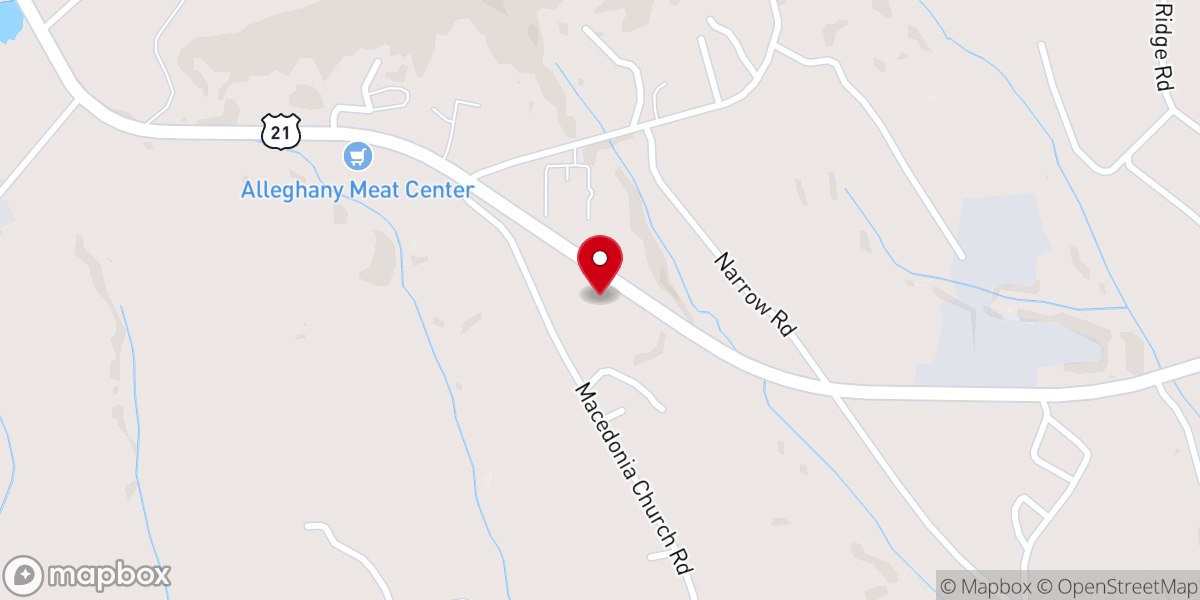 Map showing location of United Faith Church