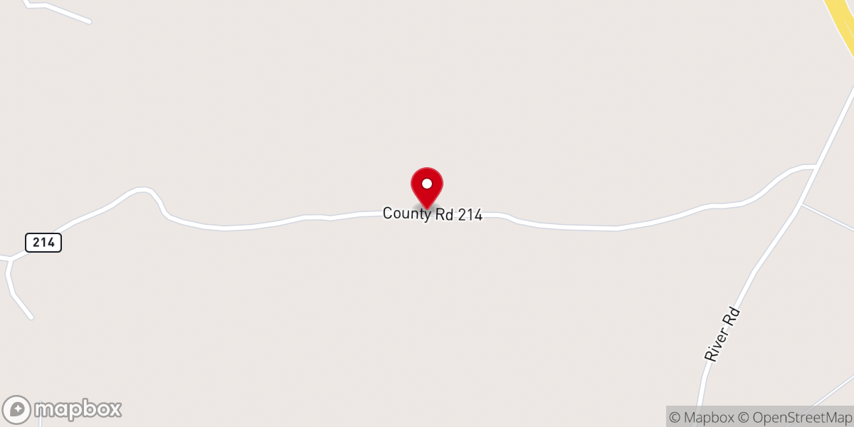 Map showing location of Calvary Hill Baptist Church