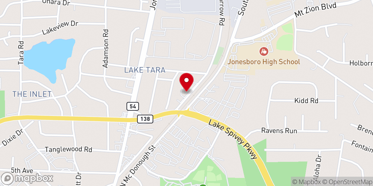 Map showing location of Iglesia La Nueva Jerusalem