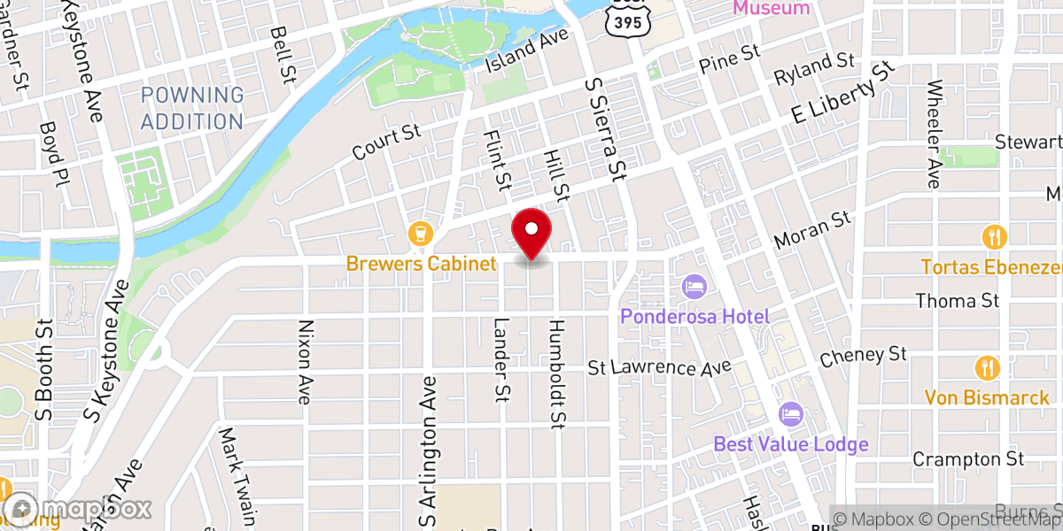 Map showing location of Fresh Wind Christian Fellowshp