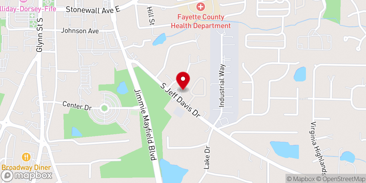 Map showing location of Merrill Chapel United Methodist