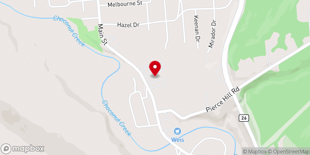 Map showing location of Our Lady of Sorrows Church